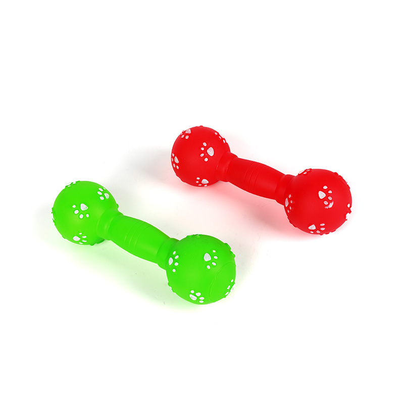 Dumbbell Chew Toy Pet Interactive Chewing Accessory